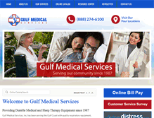 Tablet Screenshot of gulfmed.com